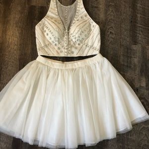 White homecoming dress